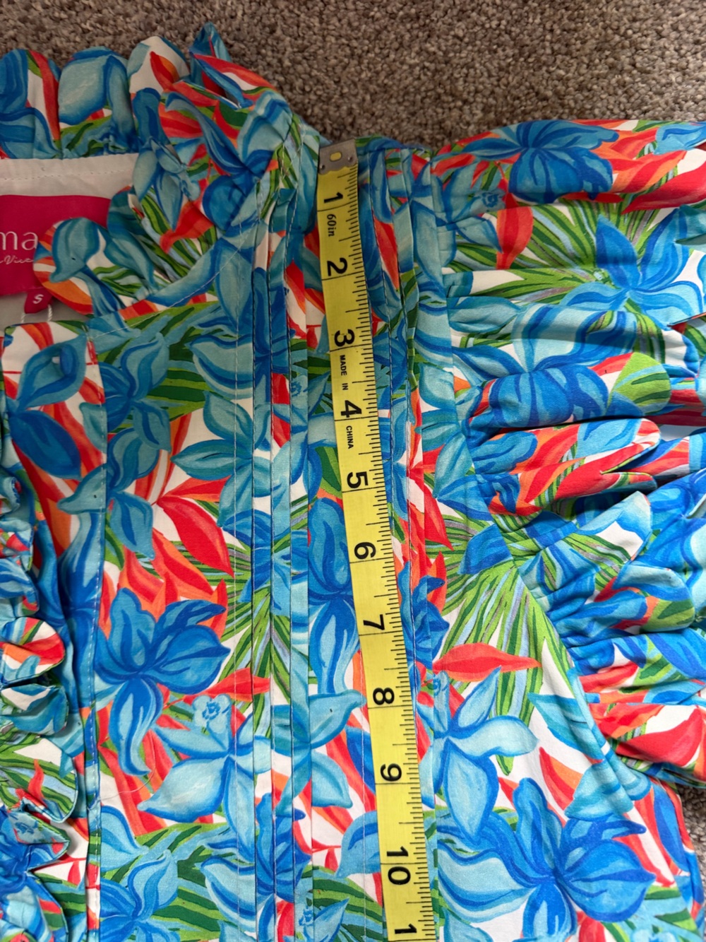 NWT Marie Collection by Victoria Dunn Beau Maxi Dress in Firecracker Blue Small - Picture 15 of 16